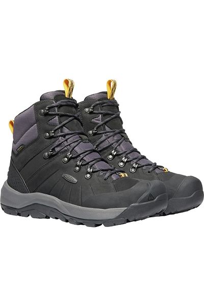 Keen Revel 4 Mid Polar M-black/magnet - Αδιάβροχες ανδρικές μπότες χιονιού - Μαύρο