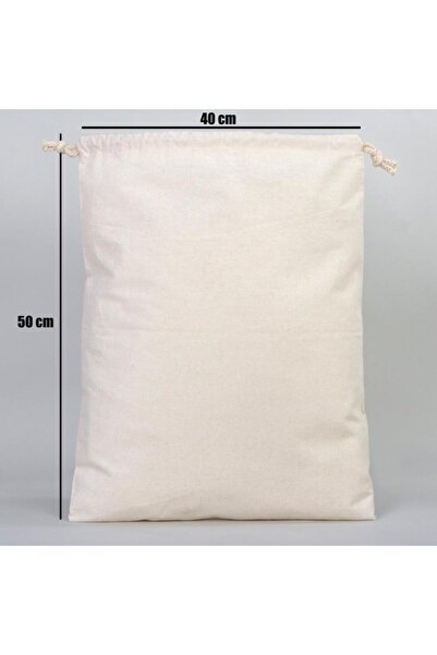 GİZA TEKSTİL 40x50 2 Adet Hambez Kese Meyve Sebze Bakliyat Saklama Kesesi Büyük Boy