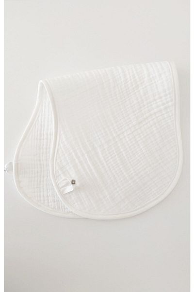 O&G Collection 2-Piece Muslin Baby Blanket - 100% Cotton, 4 Layers, Nickle Free Snaps