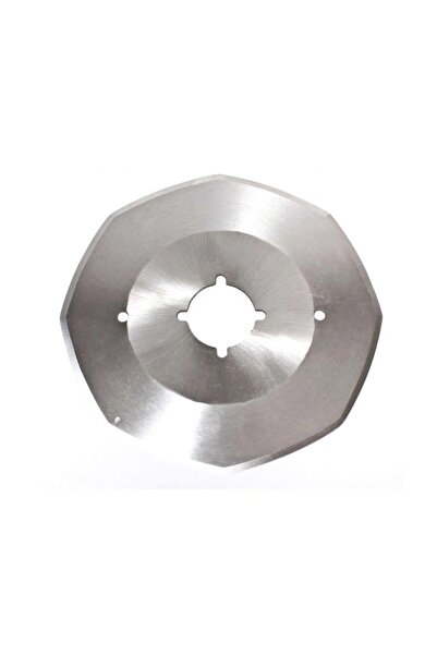 İşkur Makina Yuvarlak Bıçaklı Kumaş Kesim Motoru Bıçağı 8 Köşe Bıçak Çapı 10cm
