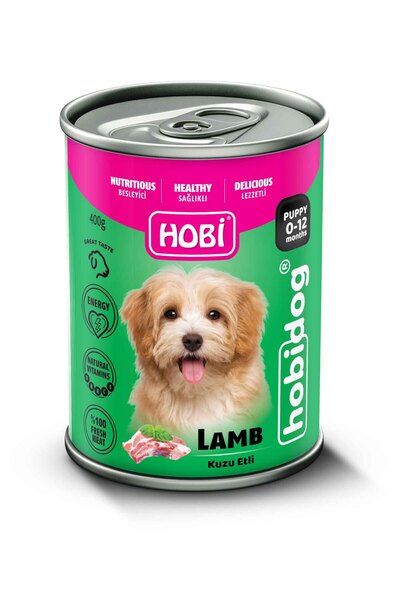 Hobby Hobi Hobidog Kuzu Etli Yavru Köpek Konservesi 400gr