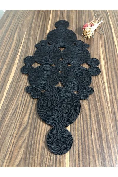 Naspar Alerg negru / Masă / Consolă / Husă pentru masă de cafea (90*40 cm)