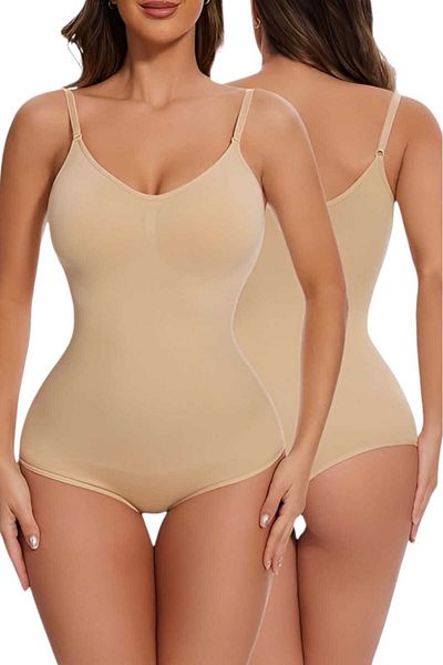 Tezzgelsin Women's Rope Strap Seamless Recovery Slip Body Corset