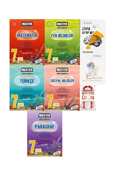 Okyanus Yayıncılık OKYANUS 7.SINIF MASTER TÜM DERSLER SB-PARAGRAF +ZİHİN DENE...
