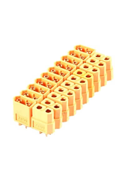 Genel Markalar 10 Çift Xt60 Konnektör Seti Lipo Pil Batarya Xt-60 Soket Erkek Dişi Set Yüksek Akım Isı Dayanıklı