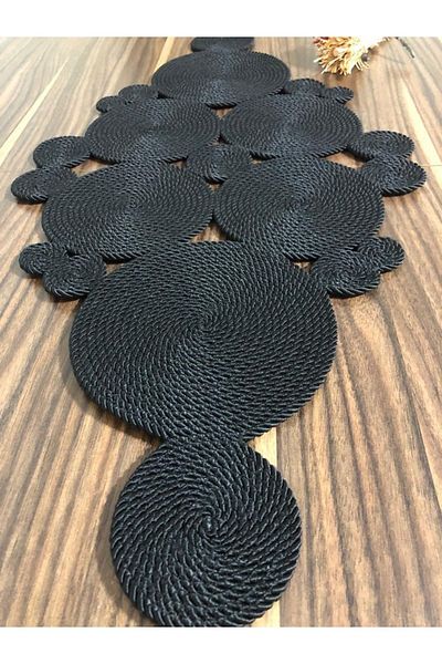 Naspar Alerg negru / Masă / Consolă / Husă pentru masă de cafea (90*40 cm)
