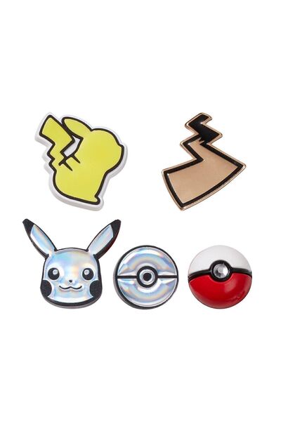 Crocs 10009998-1 Elevated Pokemon 5 Pack Jıbbıts Süs Toka