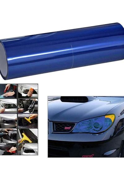 MeyZone Headlight Stop Film Headlight Foil Blue Headlight Scratch Anti-Scratch Foil 100cm X 30cm