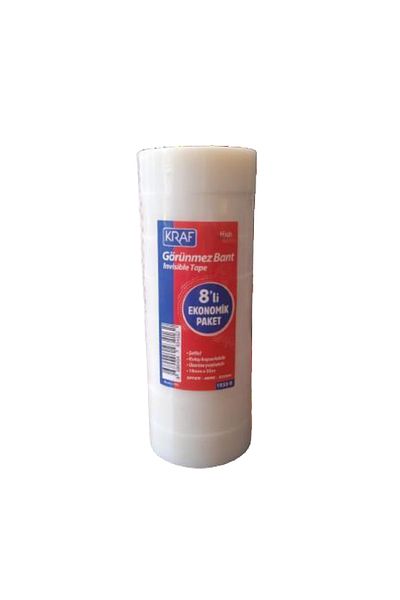 KRAF 120 Τεμάχια Αόρατη Ταινία 19mm X 33mt Ταινία Μαρκαδόρου