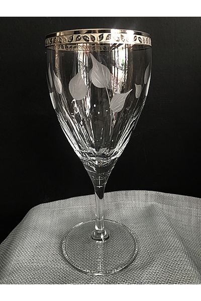 DECOSTYLE Stellla Platinum Square Silver Goblet - 1 Piece