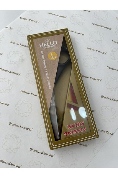 goblenkanaviçe Hello Overlay Scissors 24 cm