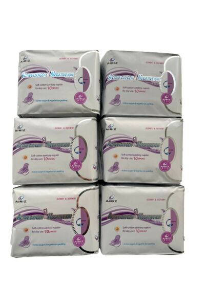 Airiz Hygienic Women's Pads 6-Piece Daytime Set