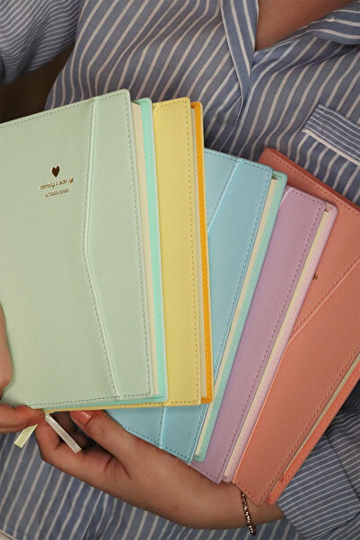 Victoria's Journals Geçmeli ve Cepli Defter A6 Ivory 128 yaprak