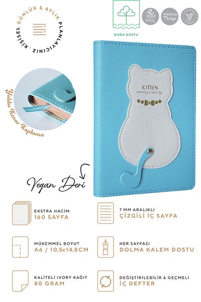 Victoria's Journals Caiet A6 cu 96 de coli cu cataramă
