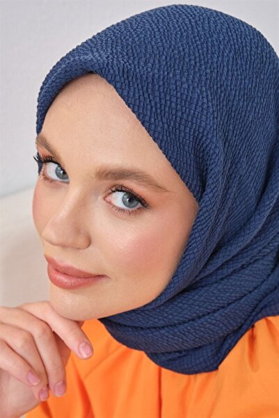 Şalland Mio Caz Eşarp Serisi Lacivert