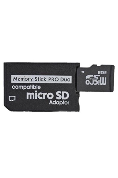 Sony Hafıza Kartı Adaptör Memory Stick Pro Duo Adaptör Mikro Sd Kart Çevirici Ms Adaptör
