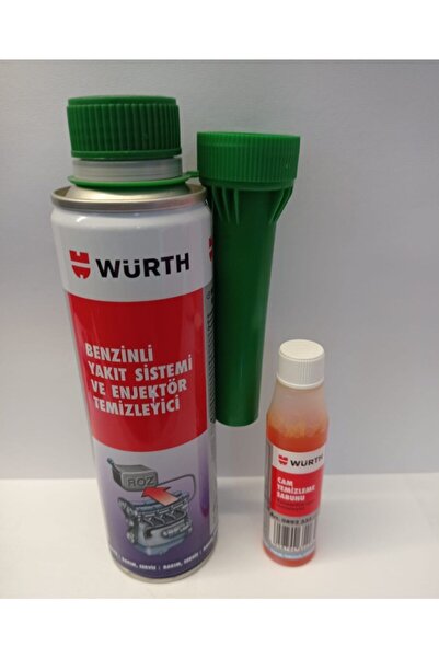 Würth Benzin Enjektör Temizleyici 300ml Cam Temizleme Sabunu 32ml