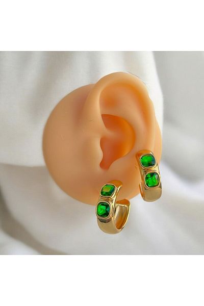 sirius jewelry Vintage 316L Steel Hoop Earrings