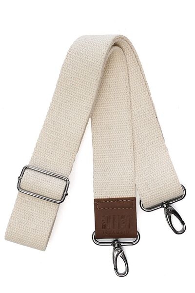 Sofist İstanbul Ecru Narrow Woven Adjustable Bag Strap Ecru Narrow Woven Adjustable Bag Strap