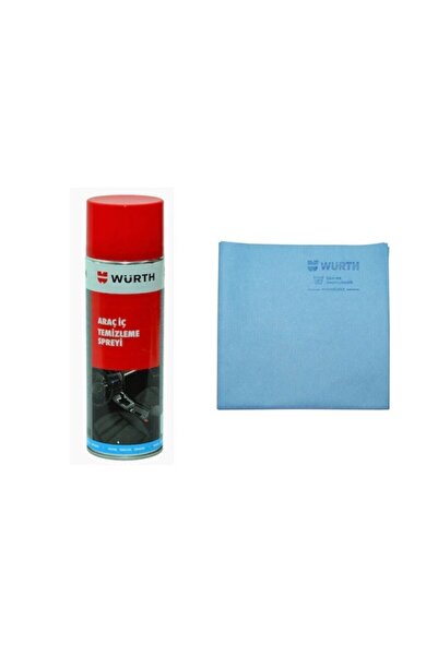 Würth Araç Oto Içi Kokpit Koltuk Döşeme Göğüs Temizleme Temizlik Spreyi Ve Mi...