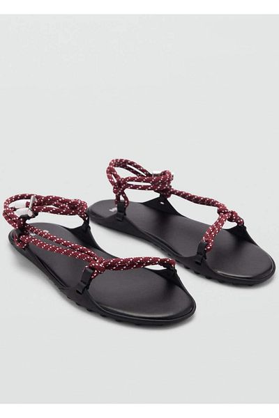 MANGO Woman Combined String Sandals
