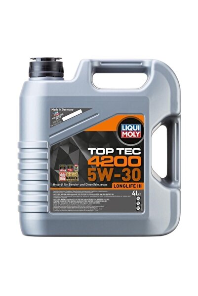 Liqui Moly 5w30 Motor Yağı Tam Sentetik Top Tec 4200 4 L 10/25 ÜRETİM