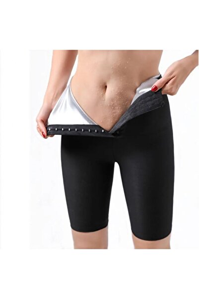 MİSTİRİK Saunové šortky Model s vysokým pasem s tvarovaným tvarem do sauny Thermal Recovery a zpevňujícím korzetem