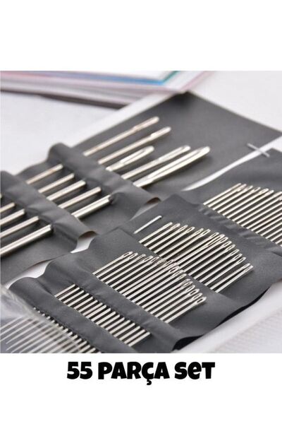 Flea Market 55 Adet Çeşitli Ebatlarda Boncuk Takı Yapım Iğne Seti