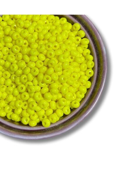 Flea Market Galben - Mărgele de nisip acrilice - (25 Gr - Mediu 350 bucăți)