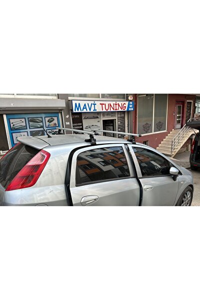 BLUEOTO Fiat Punto ( 2005-2016 ) 3 Aparatlı Oluksuz Tip Port Bagaj Tavan Çıta...