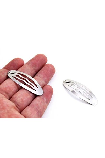 Ertürk Metal Aksesuar 60 Mm Çıt Çıt Toka Nikel Kaplama 50 Adet -