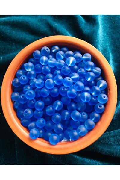 Flea Market Mărgele de sticlă rotunde de 8 mm - Mărgele de bijuterii - 50 buc -