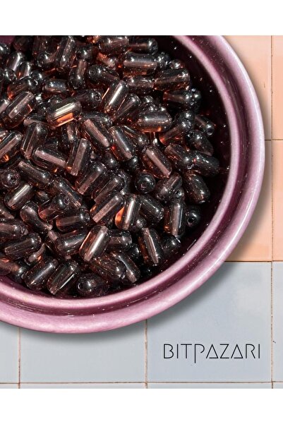 Flea Market 10x5 Mm Cam Takı Boncuğu - Tesbih Boncuğu - Dekor Boncuğu - ( 50 ...