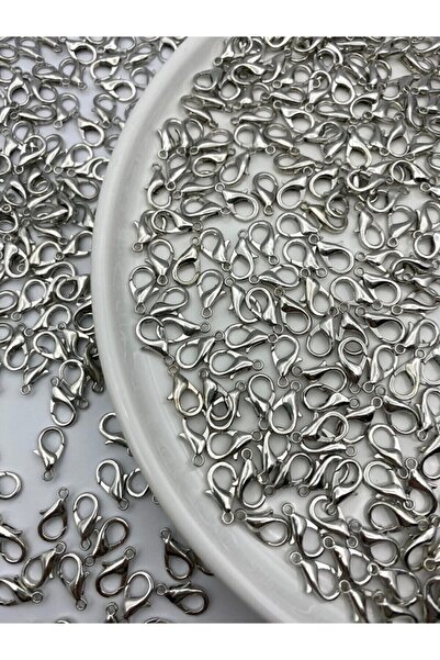 Flea Market 50 броя метални закопчалки тип „папагал“ от никел 503 (14x7 мм), ...