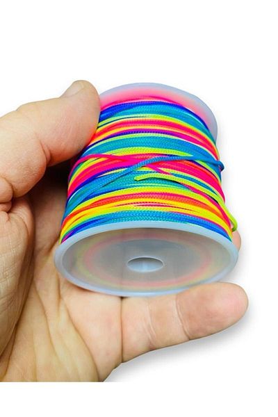 Flea Market Snur pentru brățară - Snur pentru parașute - Snur pentru bijuterii (grosime 1 mm, lungime 100 metri - 1 bobină)