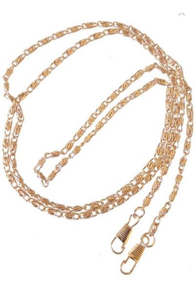 Flea Market 2 Pieces Light Gold Thin Chain 1.20 Cm