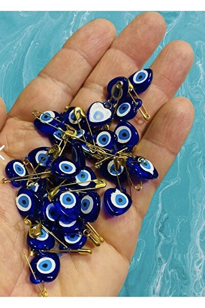 Flea Market 100 قطعة من خرز عين الشر بإبر ذهبية