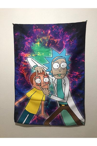owl bag Tapiserie de perete cu design Rick & Morty