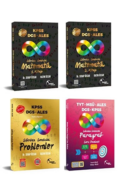 Doktrin Yayınları Kpss/dgs/ales/ags Sıfırdan Sonsuza Matematik, Problemler Ve Paragraf Soru Bankası (4 KİTAP)
