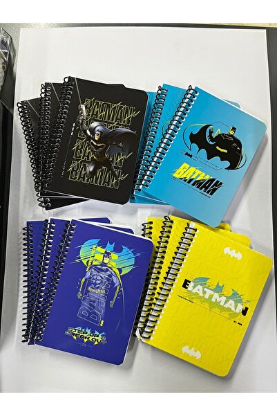KESKİN COLOR Batman Notebook 12 Pieces A6 80yp - Striped Original