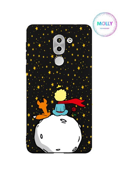 Molly Black Little Prince Pattern Silicone Case for Huawei Gr5 2O17
