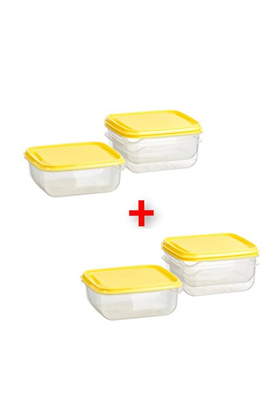 IKEA 6 Adet Saklama Kabı Kapaklı 14x14x6 Cm İkea 6'lı Set Plastik Kap Hacim: ...