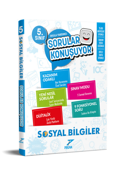 Pruva Akademi 5. Sınıf Sosyal Bilgiler Sorular Konuşuyor 2025 Güncel Müfredat