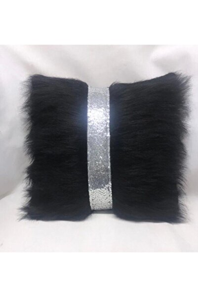 YILMAZHOME Λούτρινο τετράγωνο ριγέ κάλυμμα μαξιλαριού