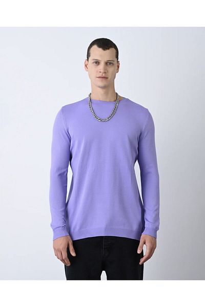 İLKCET MODA Slim Fit суичър от трикотаж с първо качество