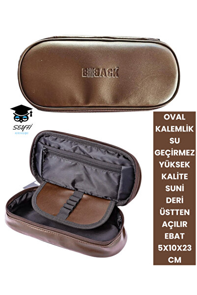 SEYFİKİRTASİYE Suport pentru stilou oval rezistent la apa - 5x10x23 cm, desch...