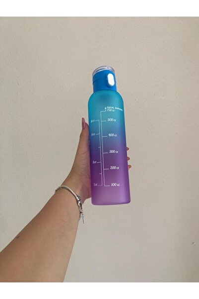 VZN زجاجة مياه تحفيزية سعة 750 مل، زجاجة مياه للمدرسة