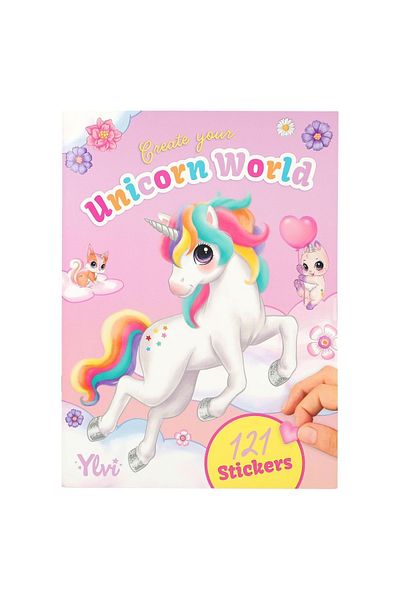 Top Model Design Notebook with Unicorn Sticker