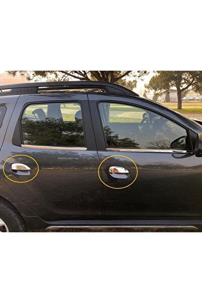 FAMS OTO AKSESUAR Dacia Duster Uyumlu Krom Kapı Kolu 4 Kapı 2018-2023 P,çelik