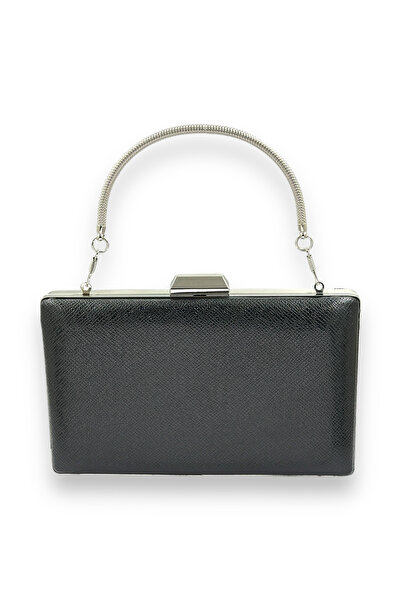 Biçanta Металева чорна сумочка на ланцюжку для весілля, заручин, випускного в...